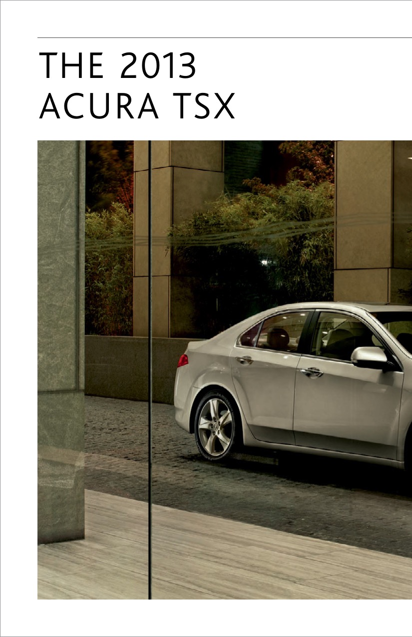 2013 Acura TSX Brochure Page 32